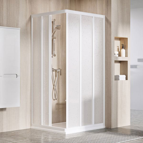 Ravak Supernova ASRV3-80 198 zuhanykabin ( fehér + Pearl polisztirén )