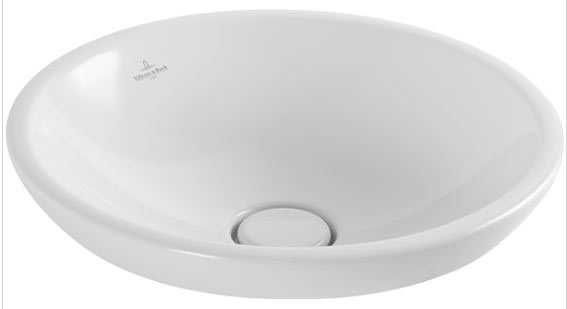 Villeroy & Boch Loop & Friends félig süllyesztett kerek mosdó