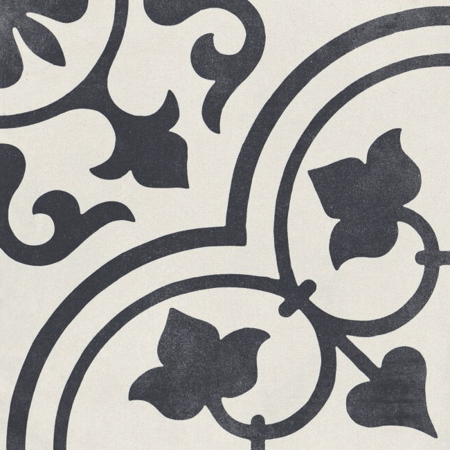 Harmony Cuban White Ornate falicsempe és padlólap 22,3x22,3 cm