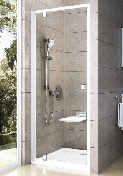 Ravak zuhanyajtó Ravak Pivot PDOP1-80 fehér transparent