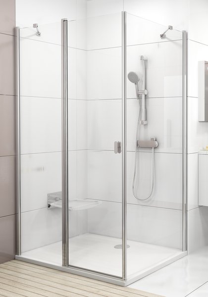 Ravak zuhanykabin Ravak Chrome CPS-90 szatén transparent