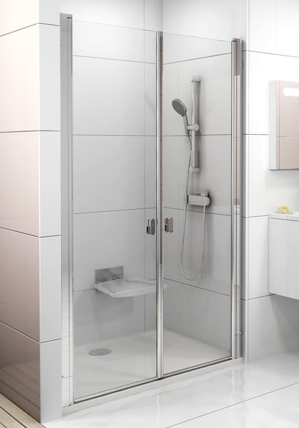 Ravak zuhanyajtó Ravak Chrome CSDL2-90 szatén transparent