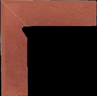 Paradyz Taurus Rosa Lewy  lábazati elem 8,1 x 30