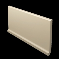 Paradyz Bazo Beige Monokolor Mat lábazati elem 9 x 30