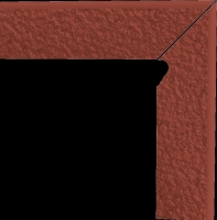 Paradyz Natural Rosa Prawy Duro lábazati elem 8 x 30