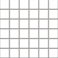 Paradyz mozaik Paradyz Altea Bianco 4,8 x 4,8 mozaik