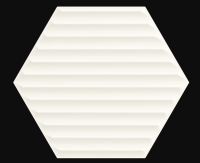 Paradyz Woodskin Bianco Heksagon Struktura B falicsempe 19,8 x 17,1