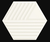 Paradyz Woodskin Bianco Heksagon Struktura C falicsempe 19,8 x 17,1