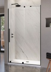 Radaway Furo Black DWJ 90 bal fekete zuhanyajtó