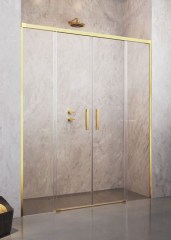 Radaway Idea Gold DWD 140 arany zuhanyajtó