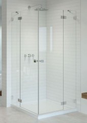 Radaway Essenza Pro KDJ 80 B átlátszó szögletes zuhanykabin