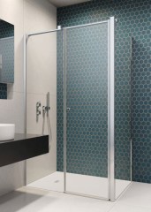 Radaway Eos KDS II 120J átlátszó szögletes zuhanykabin