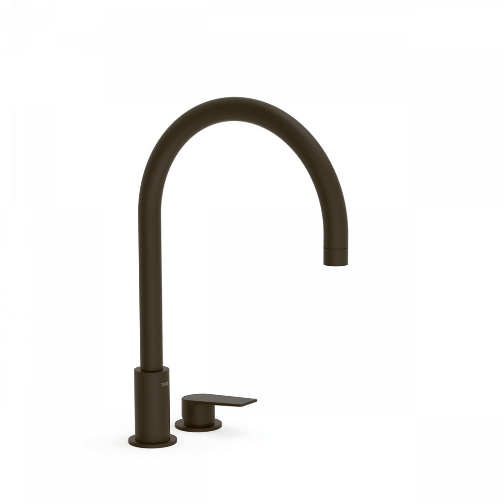 Tres Project-Tres peremre szerelhető, kétüléses mosdó csaptelep black bronze 21110501KMB