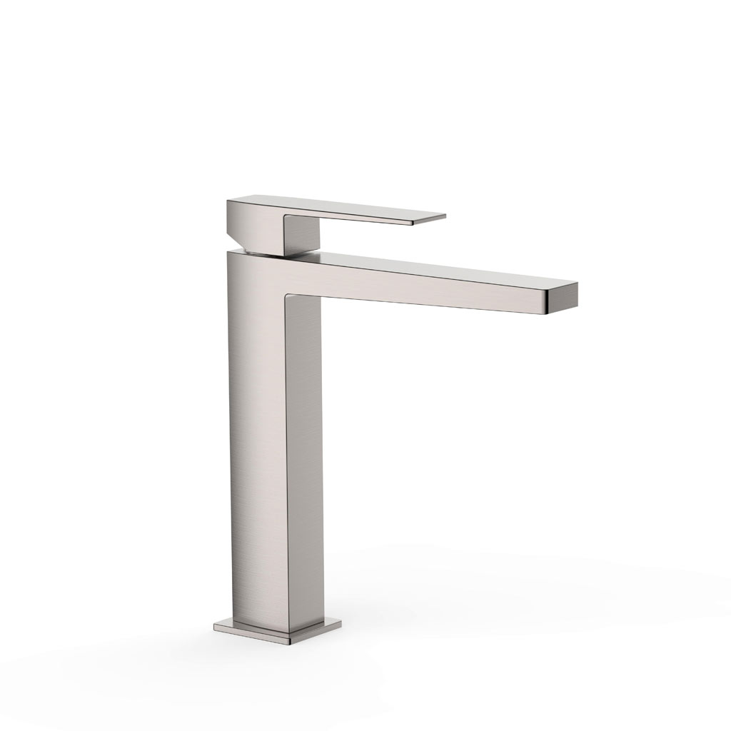 Tres Slim Exclusive magasított, 240mm mosdó csaptelep leeresztő nélkül, steel 20210303AC